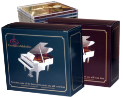 John Sidney box set of 12 piano music CDs